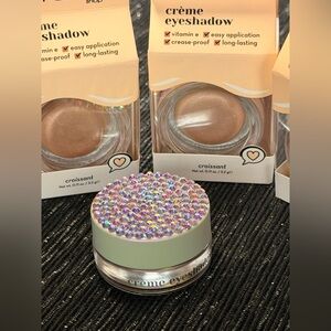 The Crème Shop Crème Eyeshadow Croissant Blinged Out! Rhinestones Bedazzled NEW